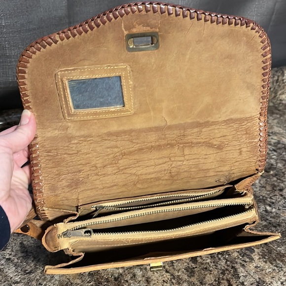 Vintage Leather Purse from Mexico - Picture 5 of 9